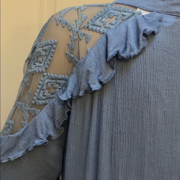 BLUE TUNIC TOP - Picture 8 of 8